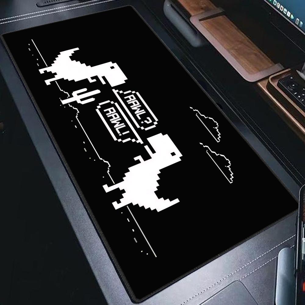 Gaming Accessories Shop - لوحة ماوس كبيرة الحجم بنقشة الديناصورات،