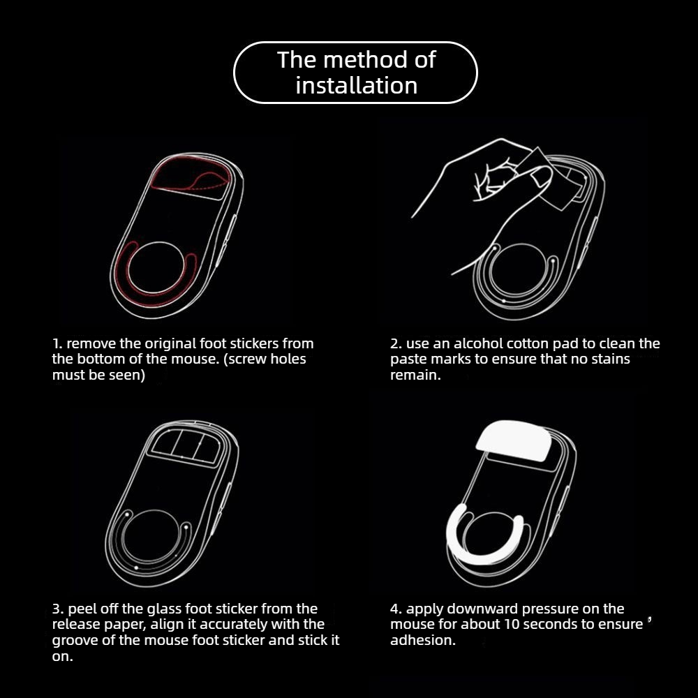 أقدام ماوس زجاجية مقسّاة لجهاز - مراجعة Logitech Mouse G Pro X Superlight وسعره
