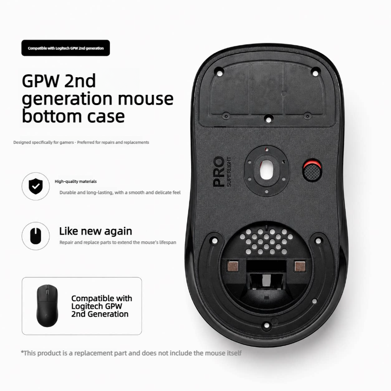 غطاء سفلي بديل لفأرة اللوجيتك  - مراجعة Logitech Mouse G Pro X Superlight وسعره