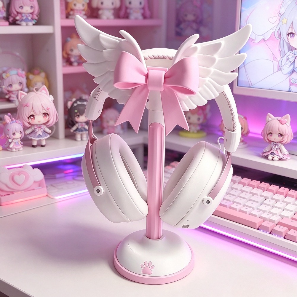 حامل سماعات رأس على شكل أجنحة  - مراجعة Accessories For Your Gaming Room وسعره