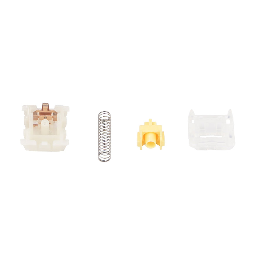 GATERON قبعة حليبي الأصفر الخط - مراجعة Gaming Accessories Aesthetic وسعره