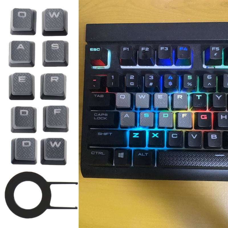 10 مفاتيح بإضاءة خلفية أغطية م - مراجعة Gaming Accessories Aesthetic وسعره