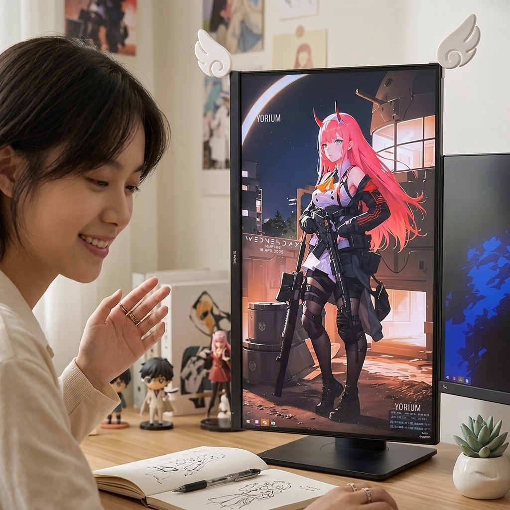 زينة شاشة عرض بأجنحة الملاك، ل - مراجعة Gaming Accessories For Room وسعره