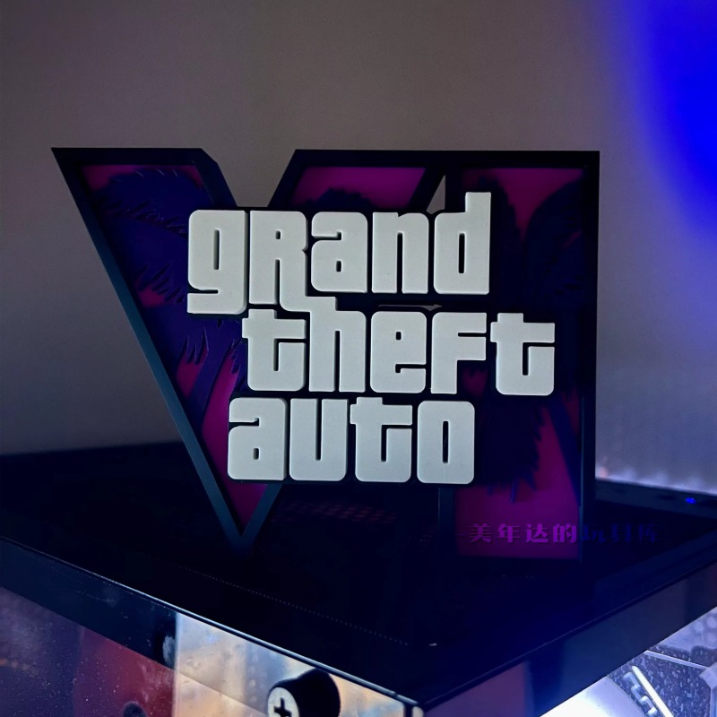 حامل شعار GTA 6 Grand Theft Au - مراجعة Accessories For Your Gaming Room وسعره