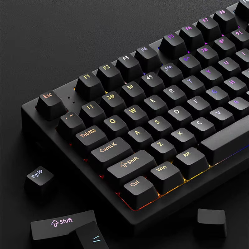 أغطية مفاتيح سوداء مخصصة بـ 13 - مراجعة Gaming Accessories Aesthetic وسعره